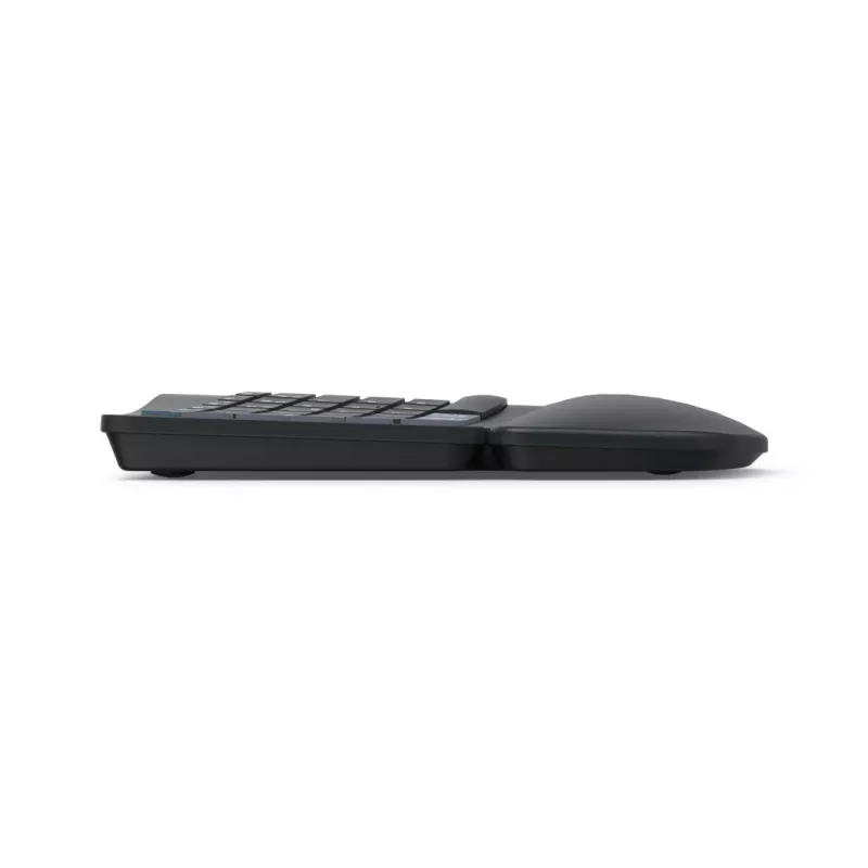 Belaidė ergonominė klaviatūra HAMA WK-900 Black USB, kompaktiškas išdėstymas