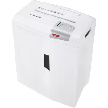 HSM shredstar X10 dokumentų smulkintuvas, 4,5 x 30 mm + atskira CD pjovimo sistema