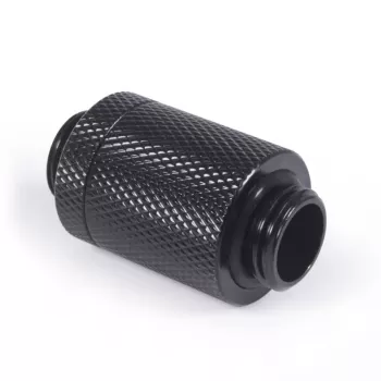 Alphacool ES D-Plug 25,5mm G1/4 AG ant G1/4 AG - Deep Black (17580)