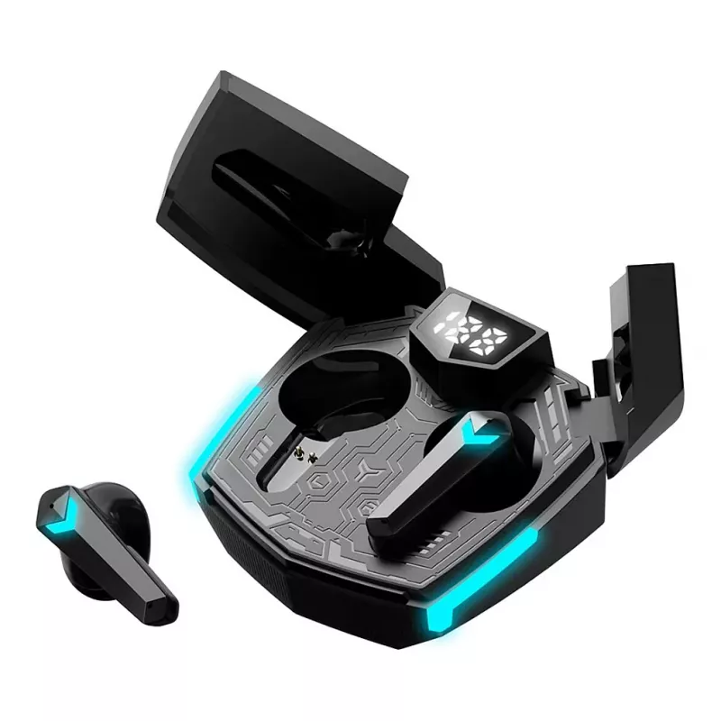 Canyon GTWS-2 Belaidės ausinės ausų kabliukais žaidimams USB Type-C Bluetooth įkrovimo stotelė juoda (CND-GTWS2B)