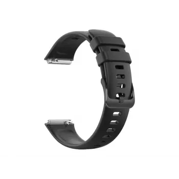 Silicinė apyrankė FIXED Huawei Band 8/9/10 — juoda, keičiama odai draugiška juosta