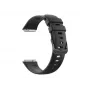 Silicinė apyrankė FIXED Huawei Band 8/9/10 — juoda, keičiama odai draugiška juosta
