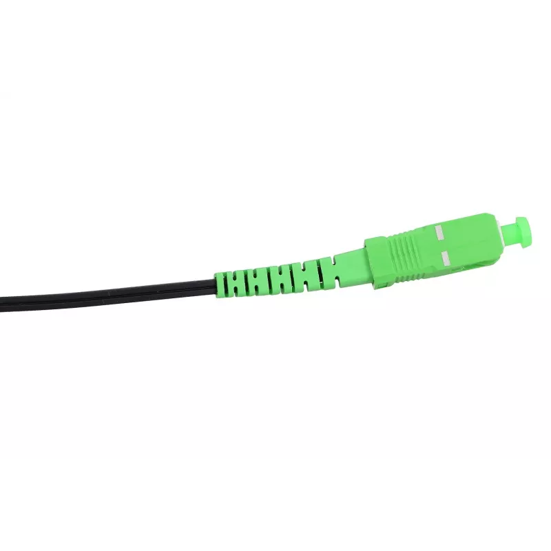 Extralink Patchcord SC/APC-SC/APC Flat drop vienmodis Simplex G.657A2 100m