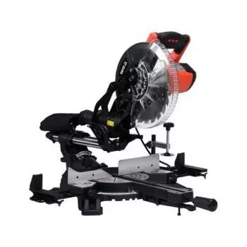 YATO kampinis pjūklas 1800W su pastūma, lazeriu 255mm