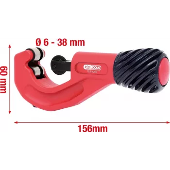 Vamzdžių pjoviklis KS Tools 103.5000 vamzdžiams Ø6–38 mm, ilgis 156 mm