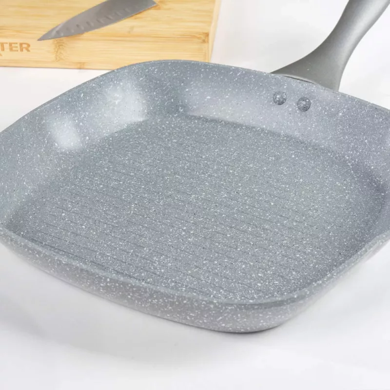 Kepimo keptuvė grilio Salter 28 cm su marmurine nelimpančia danga