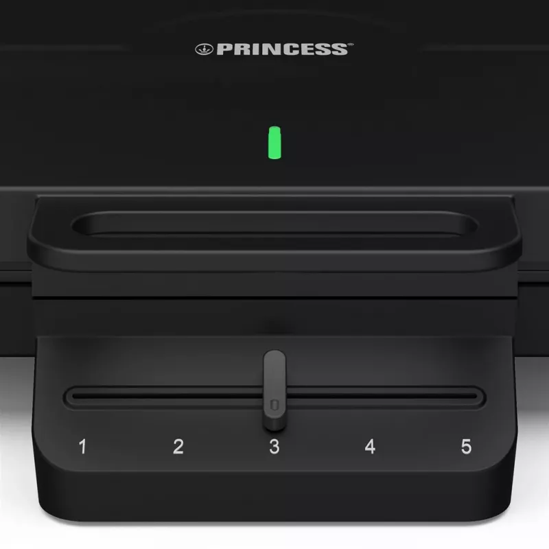 Princess 01.132384.01.001 Juodas vaflinis lygintuvas