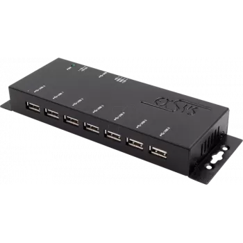 Exsys EX-1177-2 7 prievadų USB 2.0 metalinis šakotuvas