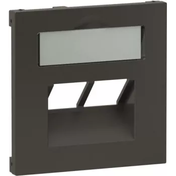 Dangtelis Legrand SEANO 2x RJ45 duomenų lizdams, antracitas (765459)