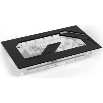 Alphacool Distroplate Apex Dark Base Pro 901 su Apex siurbliu (MPN 14630)