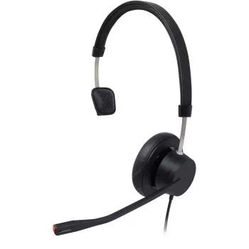 Pridėtinės ausinės Plusonic X140_Mono – lengvos, vienpusės, laidinės