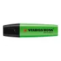 Marker STABILO BOSS Original 10 vnt. Žalia 70/33 Stabilo