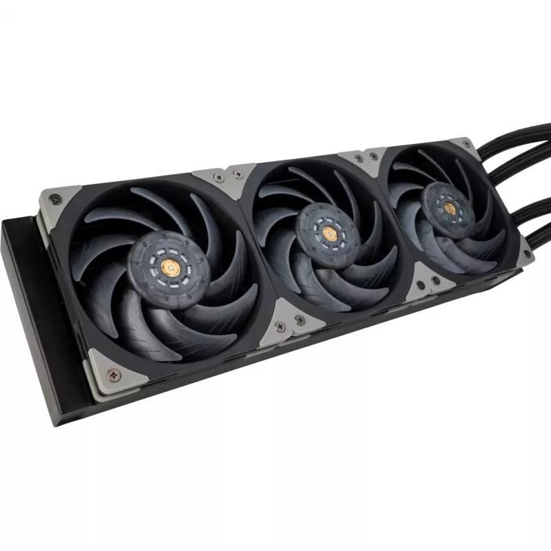 Radiatorius SILVERSTONE SST-XE360PDD 360 mm vandens aušinimui, juodas/sidabrinis