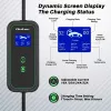 Qoltec Mobile EV automobilio įkroviklis reguliuojamas 2in1 Type2 | 7kW | 230V | CEE 3 kištukas | Wi-Fi | LCD | Nešiojamas | Wallbox | 5m
