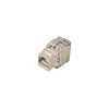 Alantec MKB-S6-1 RJ45 keystone lizdas, STP Cat6, be įrankių, sidabrinis