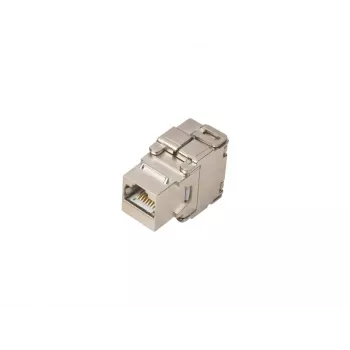 Avizio Alantec MKB-S6-1 RJ45 kištukinis lizdas - sidabrinis - tiesus - metalinis - 22/24 AWG