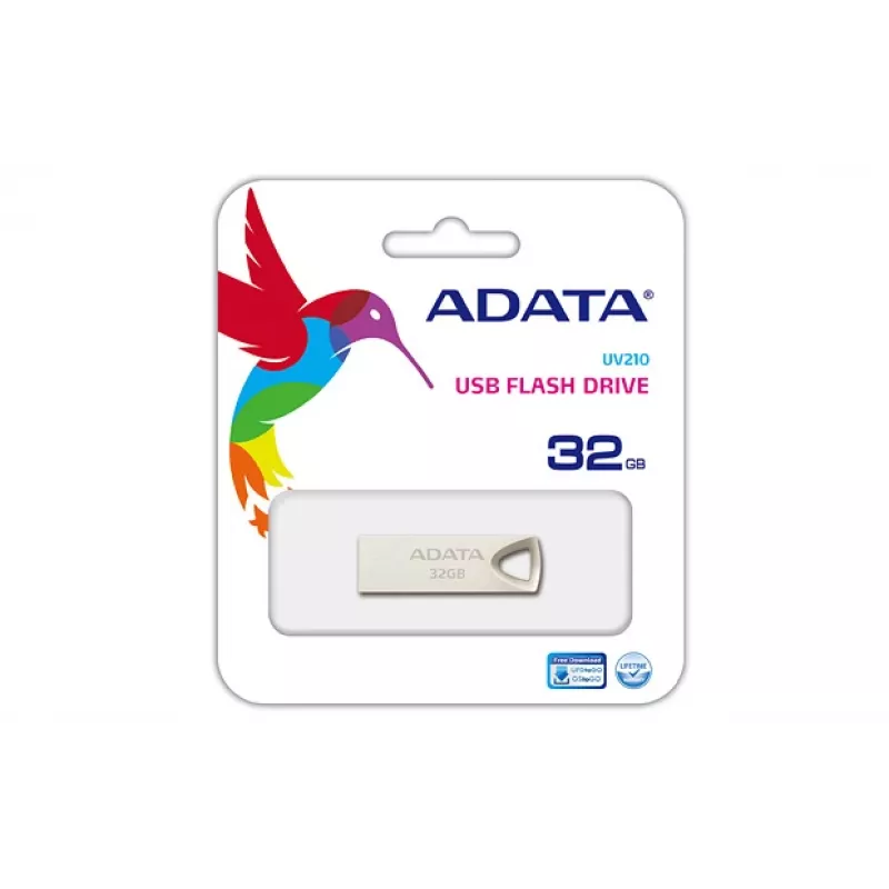 ADATA AUV210-32G-RGD USB atmintukas 32 GB USB Type-A 2.0 smėlio spalvos