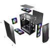 Korpusas Xilence Performance C XILENT BLADE X512.RGB Midi Tower Juodas