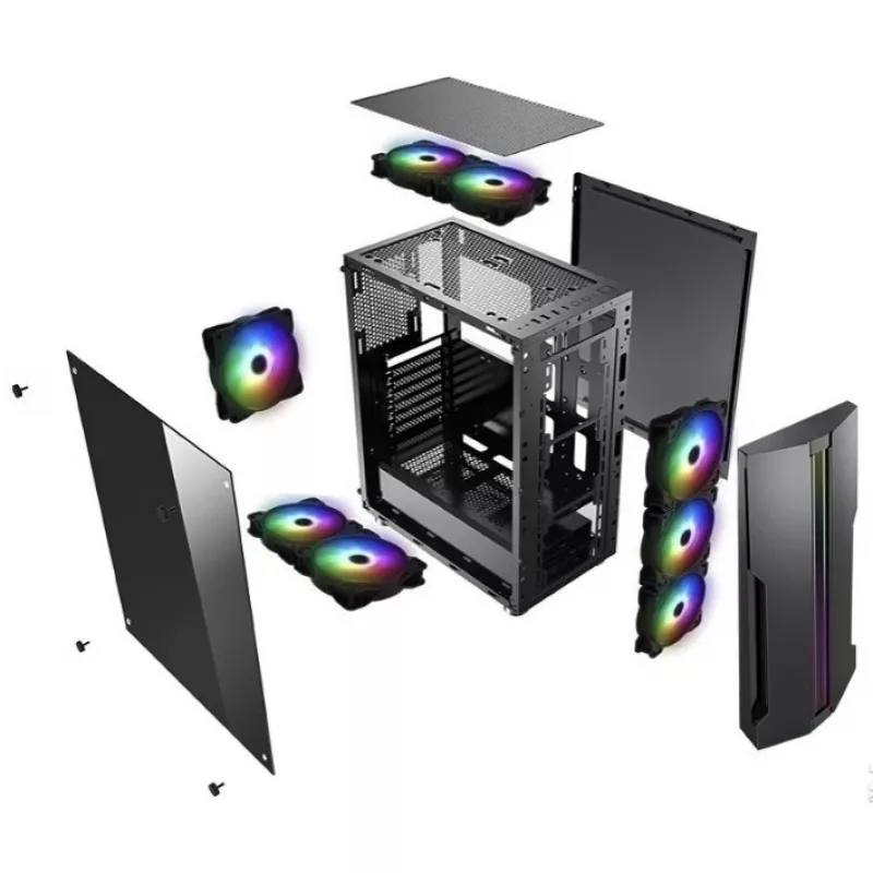 Korpusas Xilence Performance C XILENT BLADE X512.RGB Midi Tower Juodas