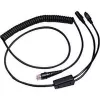 Honeywell CBL-720-300-C00 – Tastatūros jungiklis / tinklo kabelis, RJ-45 (M) – PS/2, 6 kontaktų, maitinimo šaltinis, 3,0 m, suvyniotas, juodas