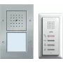 Gira 049543 lauko vaizdo durų skambutis / stotelė, laidinis, IP44, aliuminis ir baltas, aliuminis/termoplastikas, AC/DC