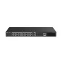 Valdomas tinklo jungiklis RUIJIE RG-ES228GS-P — 26x Gigabit RJ-45, 24x PoE prievadai, 370W PoE biudžetas, 2x SFP, metalinis, montuojamas į stovą