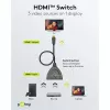 Goobay HDMI jungiklis 3 į 1 (4K @ 30 Hz) | 58487 | Juodas | HDMI lizdas | 3 HDMI lizdai | 0.58 m