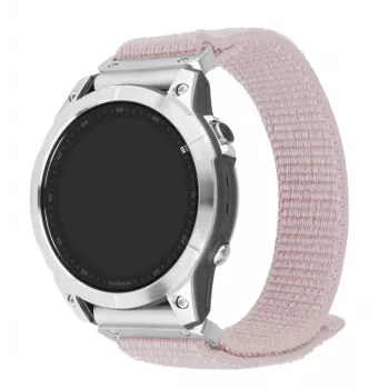 Fixed Sporty Strap Garmin QuickFit 22mm | 160-210 mm | Rožinis auksas | Nailonas