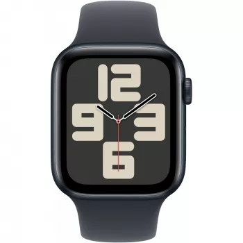 Apple Watch SE GPS + Cellular 44mm Midnight Aliuminio Korpusas su Midnight Sport Dirželiu - M/L (MXGM3QF/A)