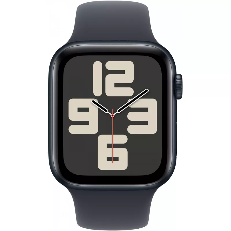 Apple Watch SE GPS + Cellular 44mm Midnight Aliuminio Korpusas su Midnight Sport Dirželiu - M/L (MXGM3QF/A)