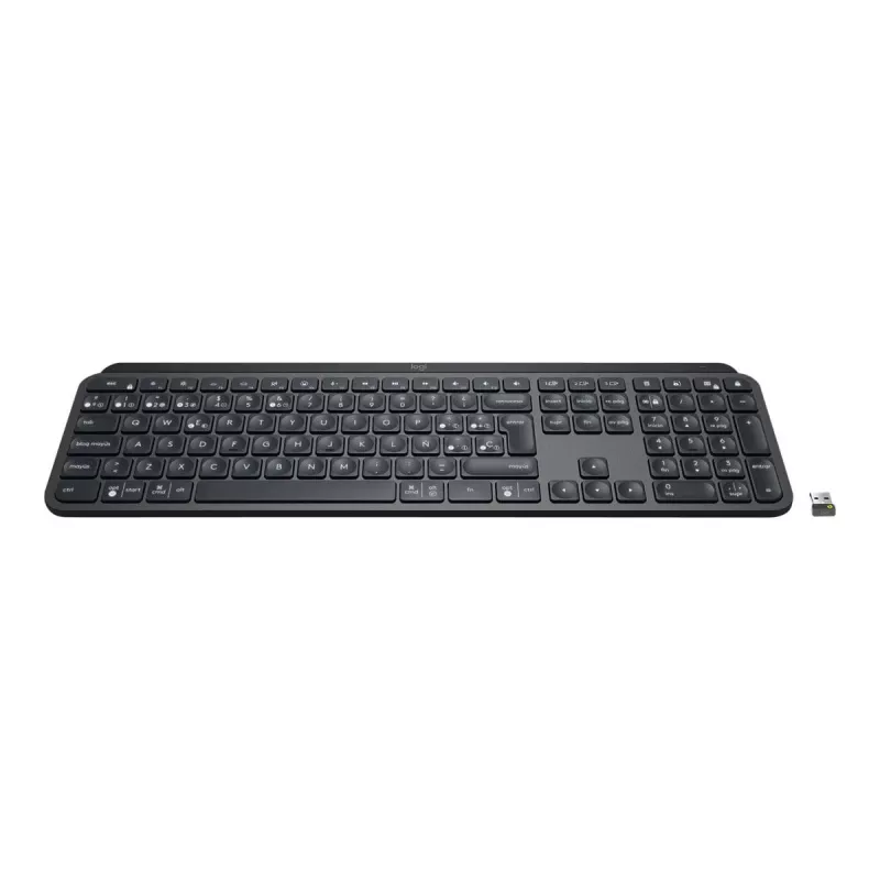 Logitech MX Keys for Business apšviečiama belaidė klaviatūra (ispaniška), grafito spalvos