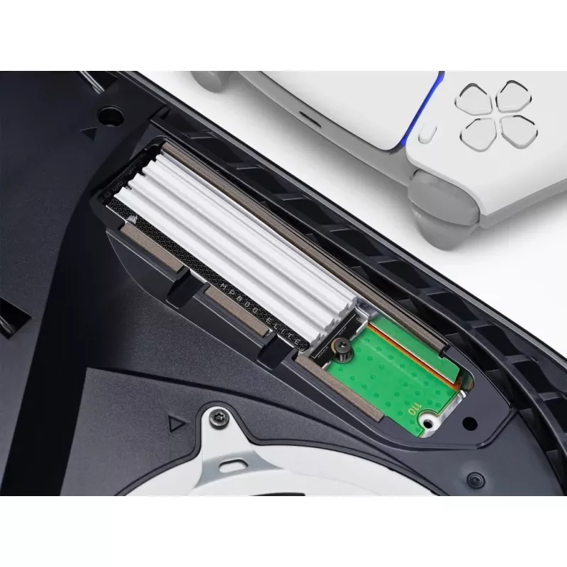 Corsair MP600 ELITE CSSD-F2000GBMP600ECS 2 TB M.2 2280 NVMe kietasis diskas SSD, PCIe 4.0 x4, 3D TLC, žaidimų konsolei PS5