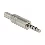 Laidinis jungtis DeLOCK 65546 3,5 mm sidabrinė