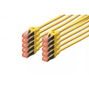 Tinklo kabelis Digitus CAT 6 S/FTP RJ-45 5m Geltonas
