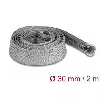 Pintas rankovės apsauginis vamzdelis DeLOCK 20831 2m x 30mm Pilka