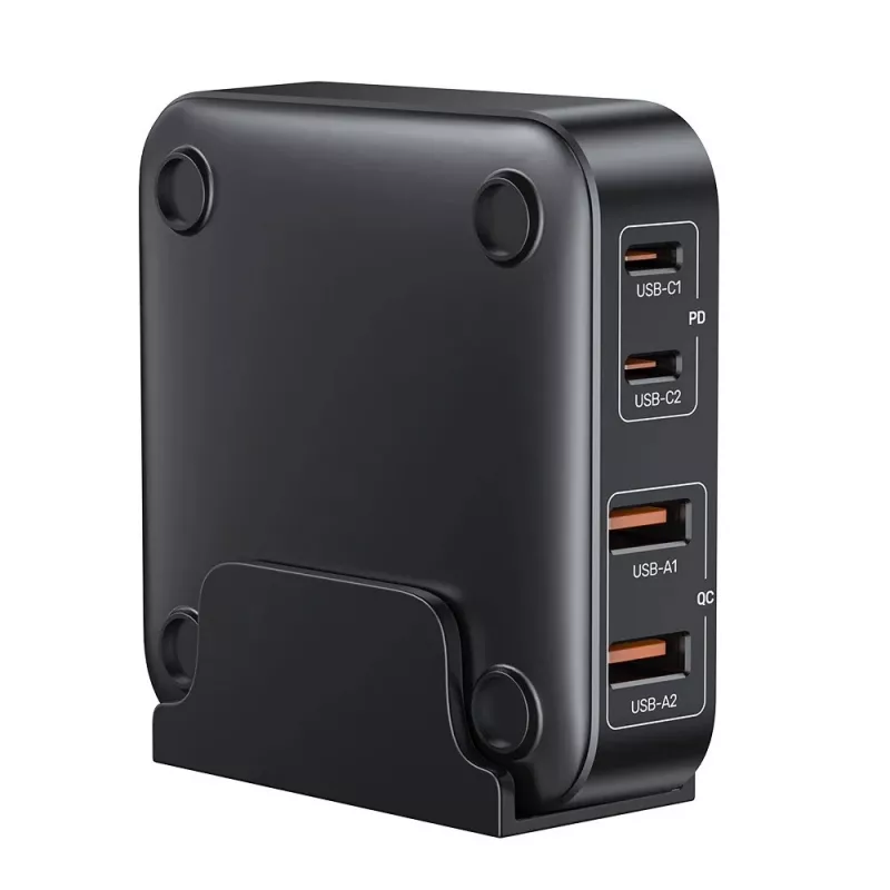Unitek Desk Charger P1229ABK01-EU 100W su 2× USB-A ir 2× USB-C