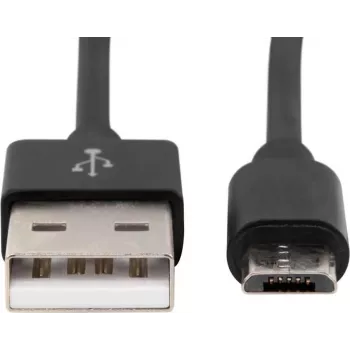 Ansmann 1700-0076 1,2m USB A – Micro-USB juodas rankinis kabelis (1700-0076)