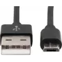 Ansmann 1700-0076 1,2m USB A – Micro-USB juodas rankinis kabelis (1700-0076)