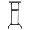 Stovas stovimam darbui Gembird TVS-DESK-01-BK Juodas 20 kg 1110-1345 mm