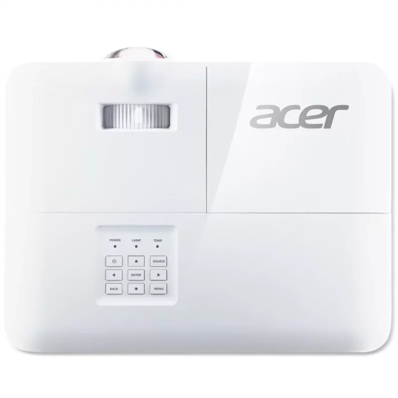 Acer S1386WHN – DLP projektorius, trumpo fokusavimo, 3D, 3600 lm, WXGA (1280x800), 16:10, 720p