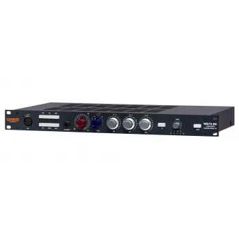 Garso išankstinis stiprintuvas WARM AUDIO WA73-EQ – vieno kanalo, juodas, 20–20000 Hz, 1200 Ω, 115/230 V