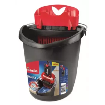 Vileda Ultramax Complete valymo rinkinys su šluote ir kibiru, pilka