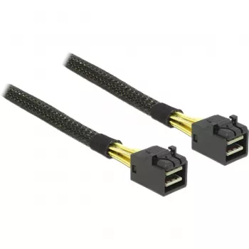 Delock vidinis SAS kabelis - SAS 6Gbit/s - 4x Mini SAS HD (SFF-8643) į 4x Mini SAS HD (SFF-8643) - 1,0 m - P/N: 62703, 62704 (83387)