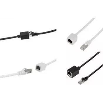 Logilink Professional - Prailginimo pataisas - RJ-45 (kištukas) į RJ-45 (lizdas) - 2 m - S/FTP - CAT 6a - Halogen-Free, Snagless, tvirtas - Baltas (CQX051S)