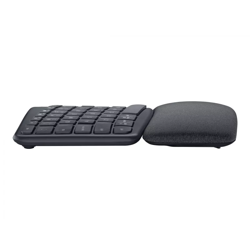 Logitech ERGO K860 – belaidė ergonominė klaviatūra, 2,4 GHz / Bluetooth 5.0, QWERTY ispanų, grafito spalvos