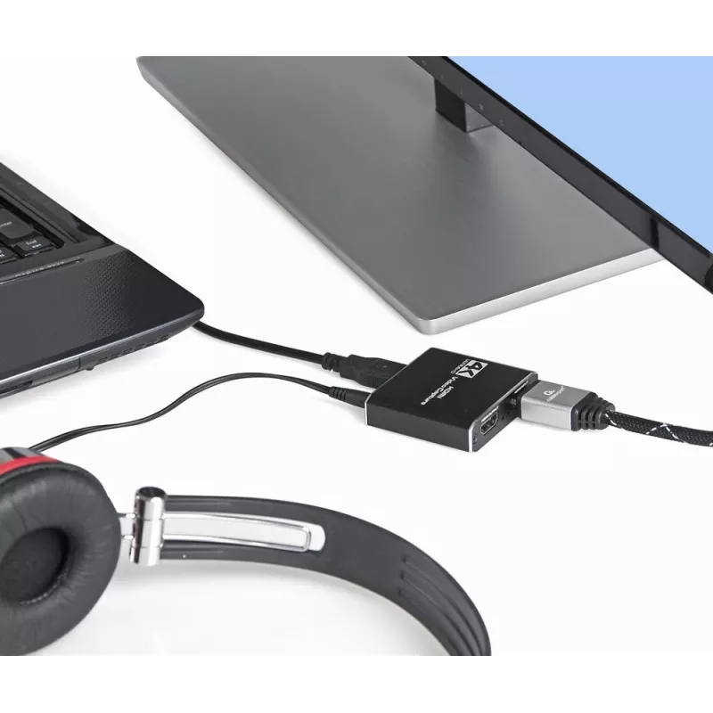 Gembird UHG-4K2-01 USB grafikos adapteris juodas