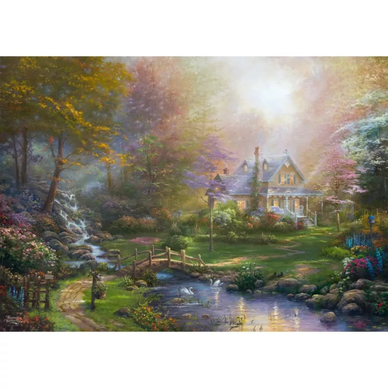 Dėlionė 1000 dalių Schmidt Spiele Thomas Kinkade Studios 'Tobula Motinos diena'