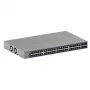 Valdomas Gigabit PoE komutatorius NETGEAR GS752TXUP — 48× Gigabit RJ-45, 10G palaikymas, 1U stelažas, 176 Gbit/s perjungimo talpa