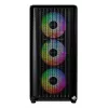Montech X5M (B) „Micro Tower“ kompiuterio korpusas – Micro-ATX/Mini-ITX, 3×120 mm priekyje, 1×120 mm gale, palaiko ATX maitinimo šaltinį, 2×3,5 colio + 4×2,5 colio, juodas
