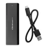 Qoltec 50312 išorinis M.2 NVMe SSD korpusas, USB Type-C, juodas